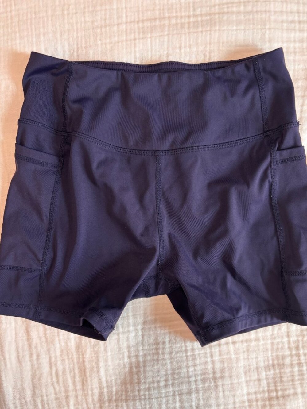 Girls' Willit Dark Purple Athletic Shorts